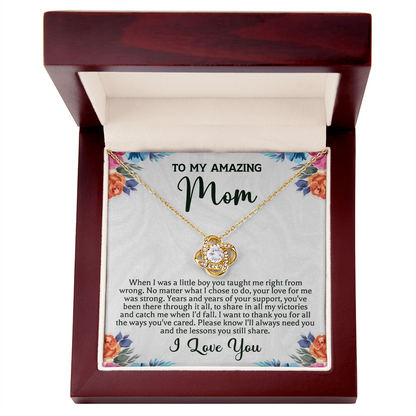 Mother's Day Necklace - To My Mom Necklace For Mother's Day Jewelry Birthday Gift