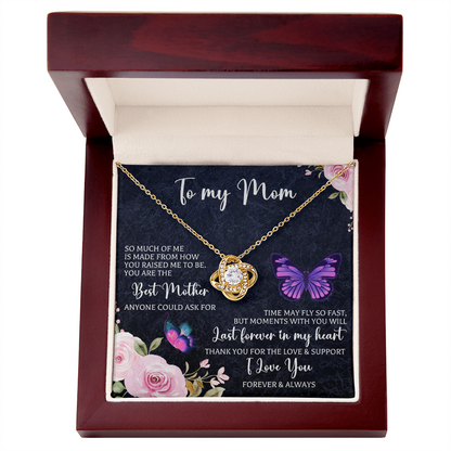 To My Mother Necklace, Mother's Day Gifts for Mom, Necklace for Mom from Son, Daughter, Birthday Gifts, Wedding Gifts for Mom
