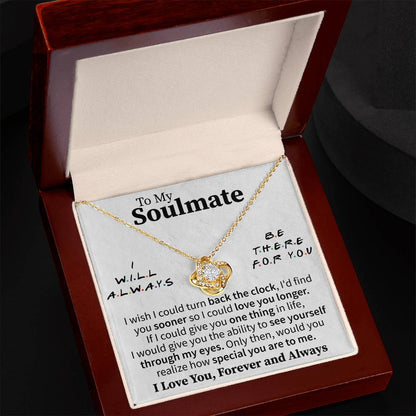 Soulmate Love Knot Necklace – Perfect Gift for Your Soulmate