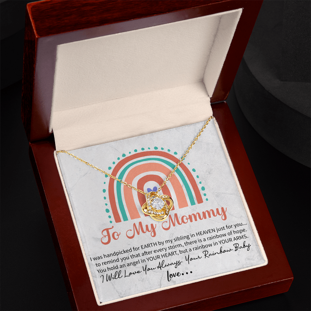 To my mommy Love Knot Necklace