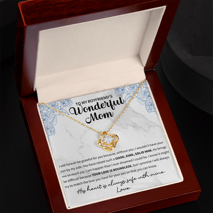 To my boyfriend's wonderful mom Love Knot Necklace