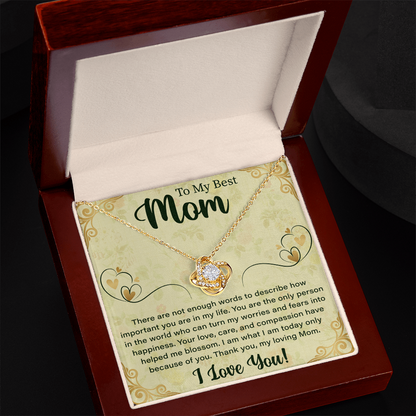 Necklace For Mom: To My Mom Presents, Mother's Day Birthday Gift Ideas From Daughter & Son