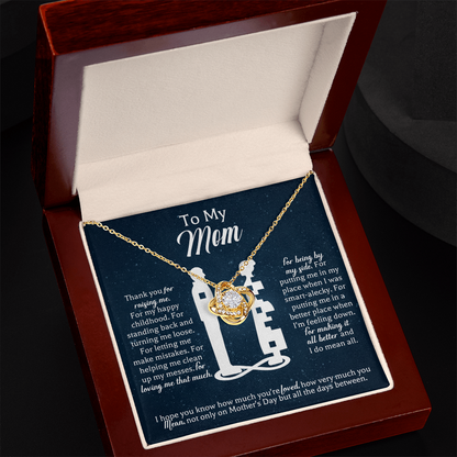 Necklace For Mom: To My Mom Presents, Mother's Day Birthday Gift Ideas From Daughter & Son