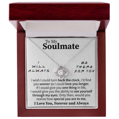 Soulmate Love Knot Necklace – Perfect Gift for Your Soulmate