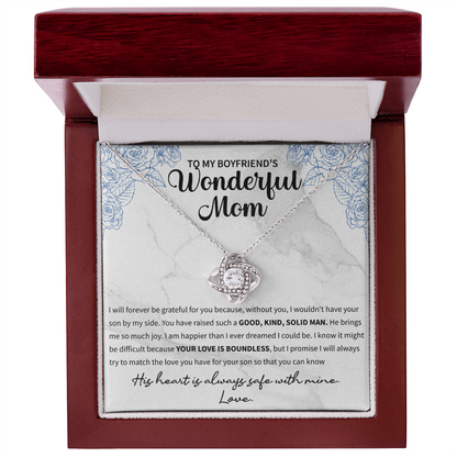 To my boyfriend's wonderful mom Love Knot Necklace