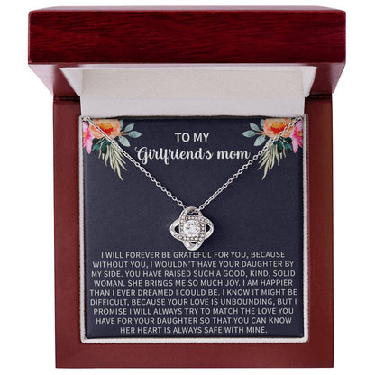 Girlfriend's Mom Necklace, Gifts for My Girlfriends Mom,  Mother's Day Jewelry Birthday Gift