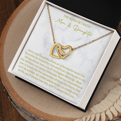 The bond between mom and daughter necklace, Daughter Necklace, Mother Daughter Keepsake, Mother And Daughter Gift, Mother To Daughter Gift, Mother Daughter Charm