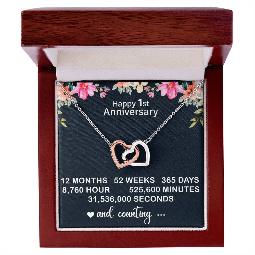 1 Year Anniversary Gift for Girlfriend - First Anniversary Gift for Her, 1st Anniversary Gift Idea