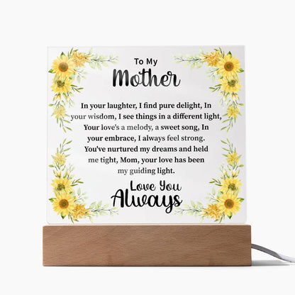 mother Acrylic Square Plaque