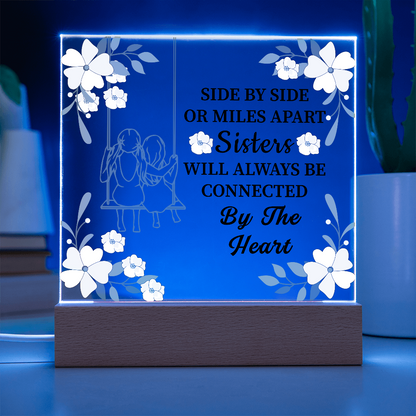 Sister Acrylic Square Plaque