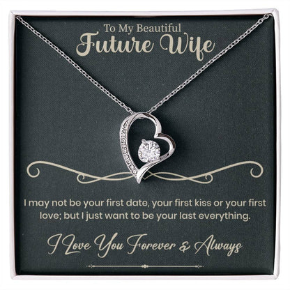 To My Beautiful Future Wife Forever Love Necklace