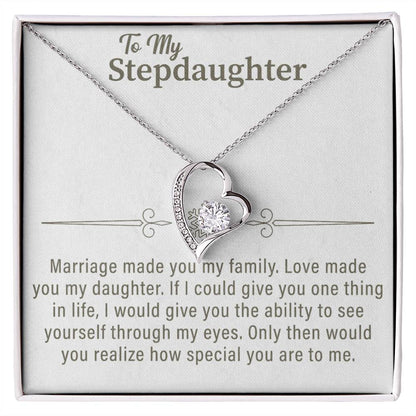 To my Stepdaughter Forever Love Necklace