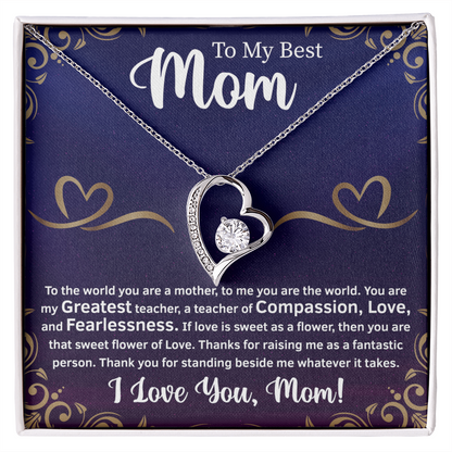 To My Mom Necklace From Son Gifts For Mom From Son - Necklace For Mother From Son, Jewelry Gifts for Mother s Day, Christmas Gift Ideas for Mom