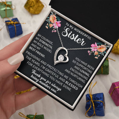 Sister Forever Love Necklace - gifts for sister