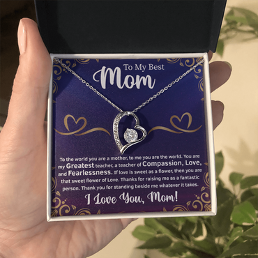 To My Mom Necklace From Son Gifts For Mom From Son - Necklace For Mother From Son, Jewelry Gifts for Mother s Day, Christmas Gift Ideas for Mom