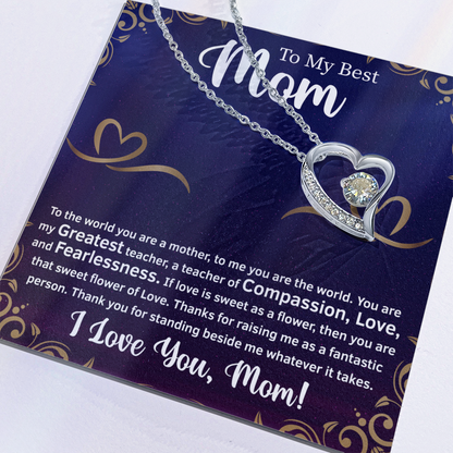 To My Mom Necklace From Son Gifts For Mom From Son - Necklace For Mother From Son, Jewelry Gifts for Mother s Day, Christmas Gift Ideas for Mom