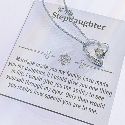 To my Stepdaughter Forever Love Necklace