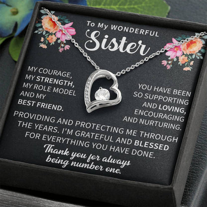Sister Forever Love Necklace - gifts for sister