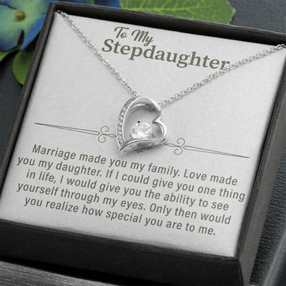To my Stepdaughter Forever Love Necklace