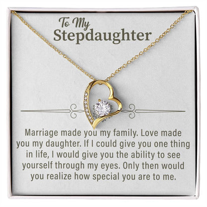 To my Stepdaughter Forever Love Necklace