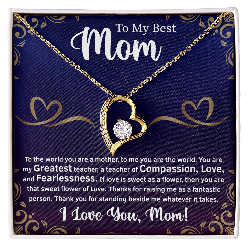 To My Mom Necklace From Son Gifts For Mom From Son - Necklace For Mother From Son, Jewelry Gifts for Mother s Day, Christmas Gift Ideas for Mom