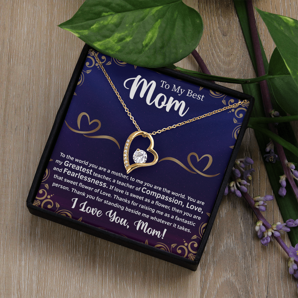 To My Mom Necklace From Son Gifts For Mom From Son - Necklace For Mother From Son, Jewelry Gifts for Mother s Day, Christmas Gift Ideas for Mom
