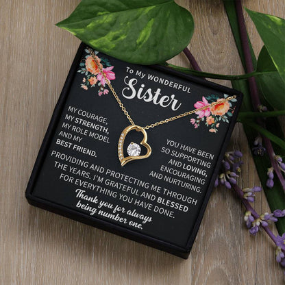 Sister Forever Love Necklace - gifts for sister
