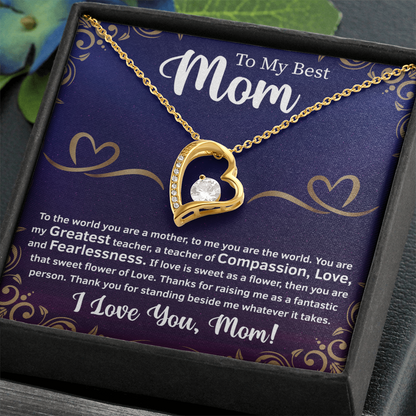 To My Mom Necklace From Son Gifts For Mom From Son - Necklace For Mother From Son, Jewelry Gifts for Mother s Day, Christmas Gift Ideas for Mom