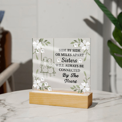 Sister Acrylic Square Plaque