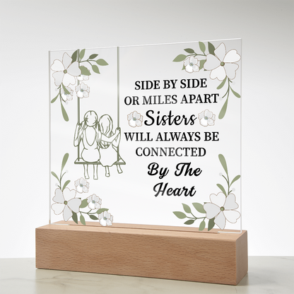 Sister Acrylic Square Plaque