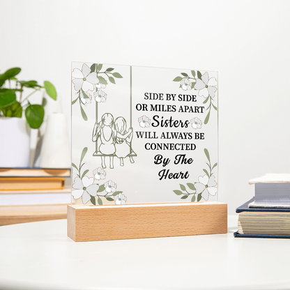 Sister Acrylic Square Plaque