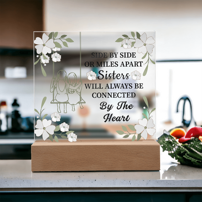 Sister Acrylic Square Plaque
