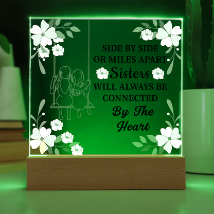 Sister Acrylic Square Plaque