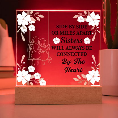 Sister Acrylic Square Plaque