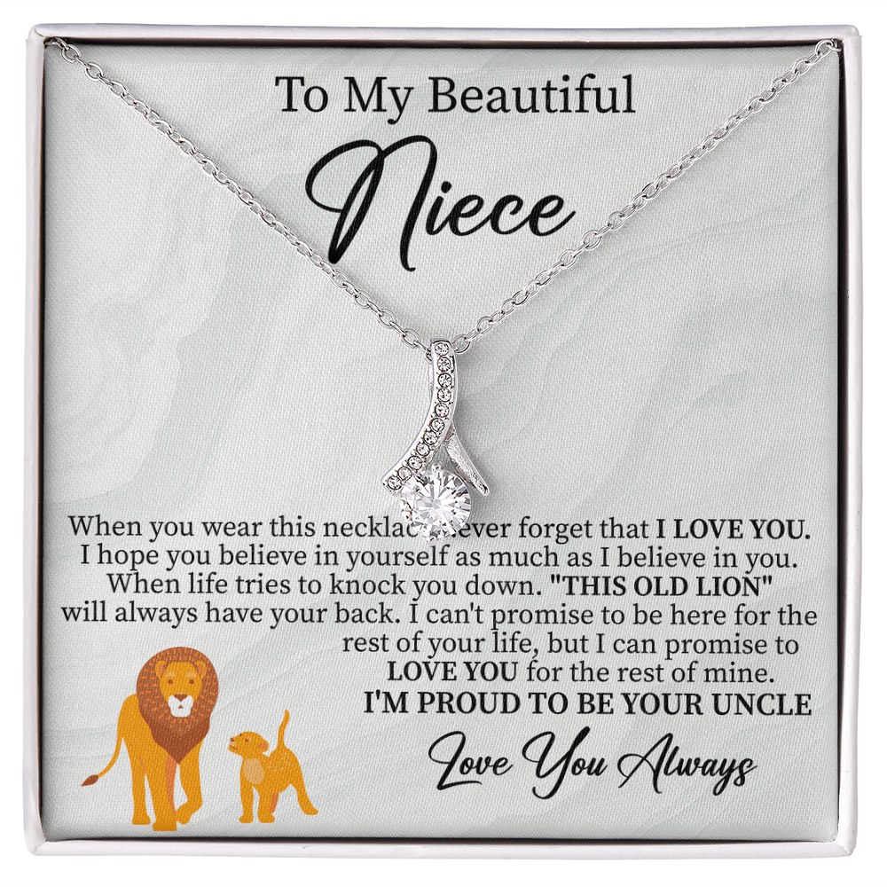 elegant necklace gift for a beautiful niece expressing love and encouragement