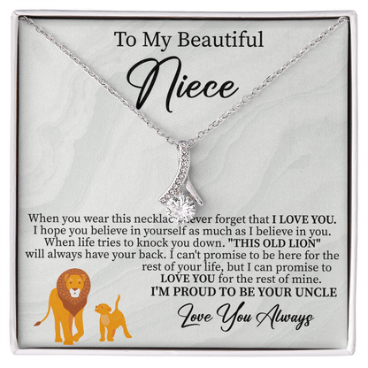 elegant necklace gift for a beautiful niece expressing love and encouragement
