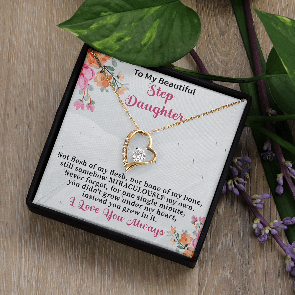 thoughtful birthday necklace gift for stepdaughter to make her feel valued