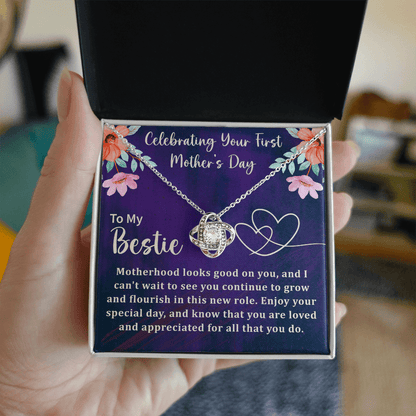 Celebrating First Mother's Day Necklace To Daughter from Mom - Beauty Belliss