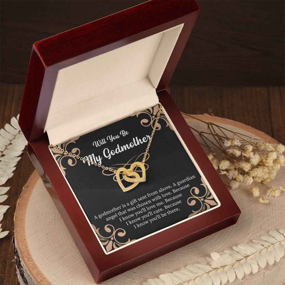 emotional keepsake necklace gift for godmother proposal