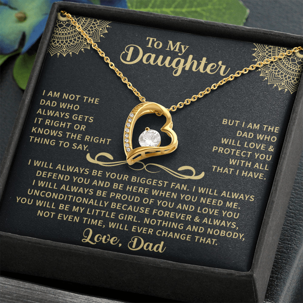 necklace symbolizing strong family connection and love for daughter