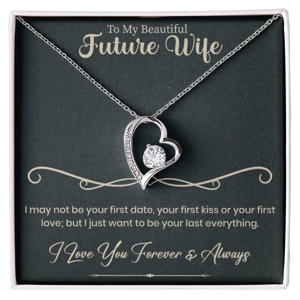 forever love necklace gifted to a future wife as a promise of lifelong commitment