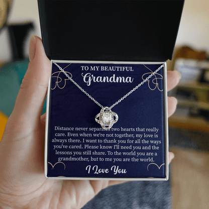 Gift Grandmother Necklace, To My Beautiful Grandma Necklace, Gift For Grandma Grandmother - Beauty Belliss