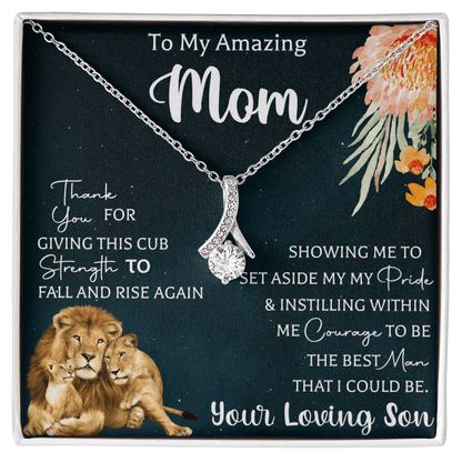 my amazing mom best friend necklace by giftsignature front view