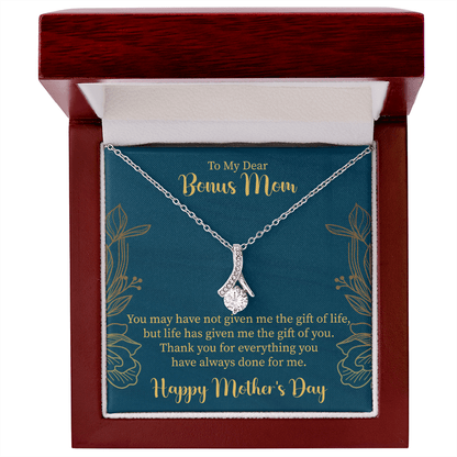 bonus mom necklace heartfelt jewelry gift