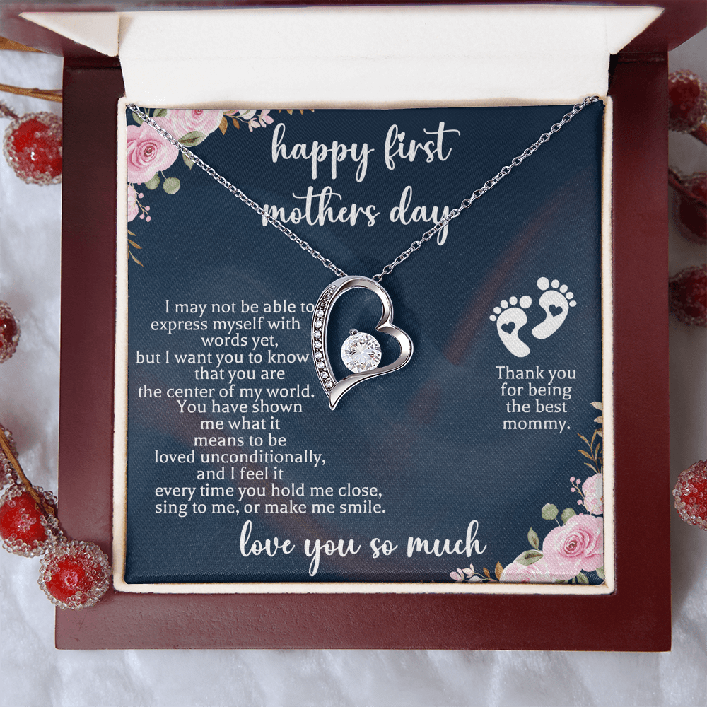 sentimental necklace gift for first time mom