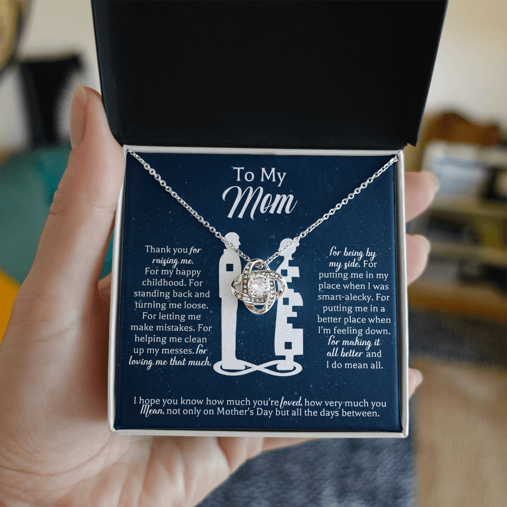 mothers day necklace gift for mom from daughter or son