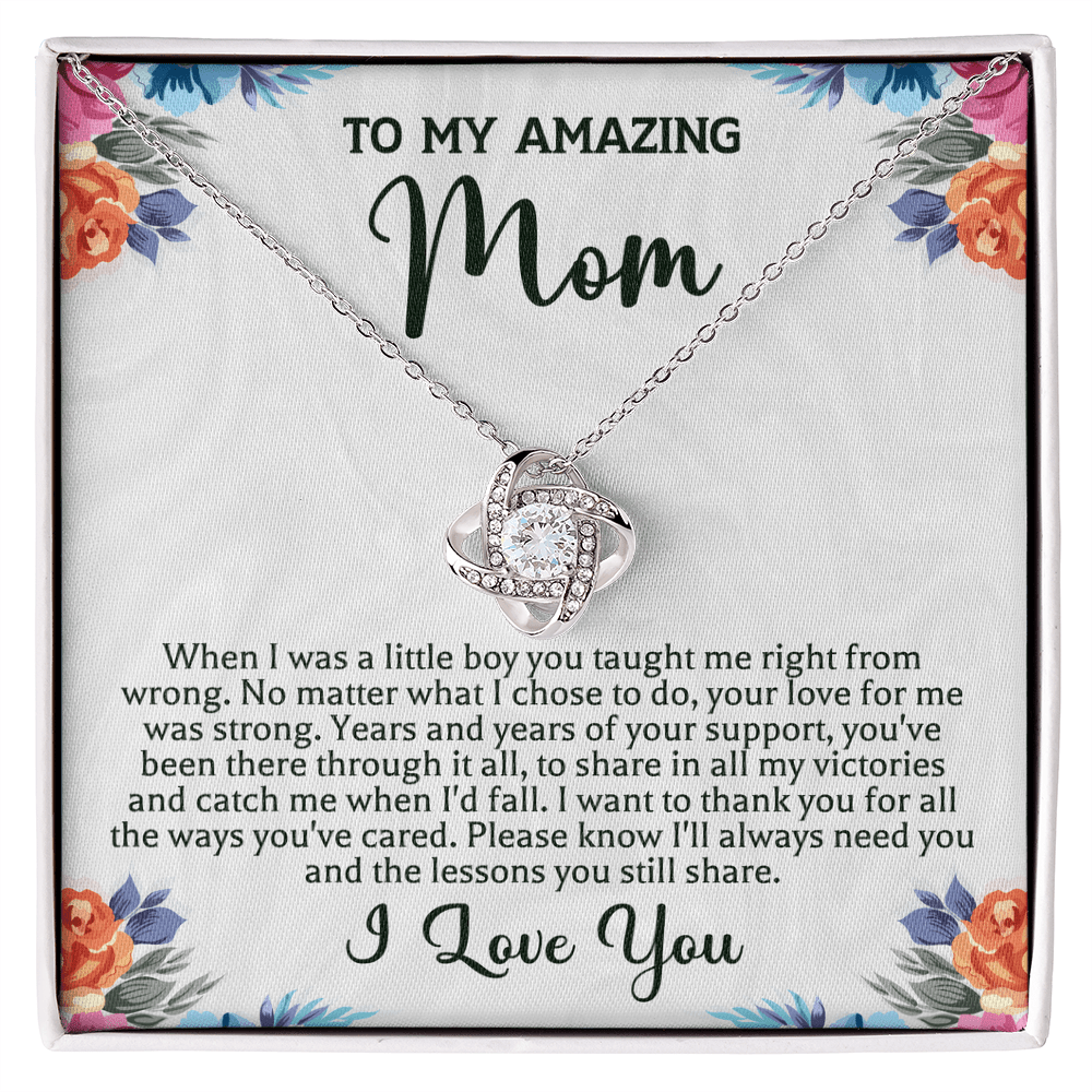 mothers day necklace to my mom by giftsignature front view