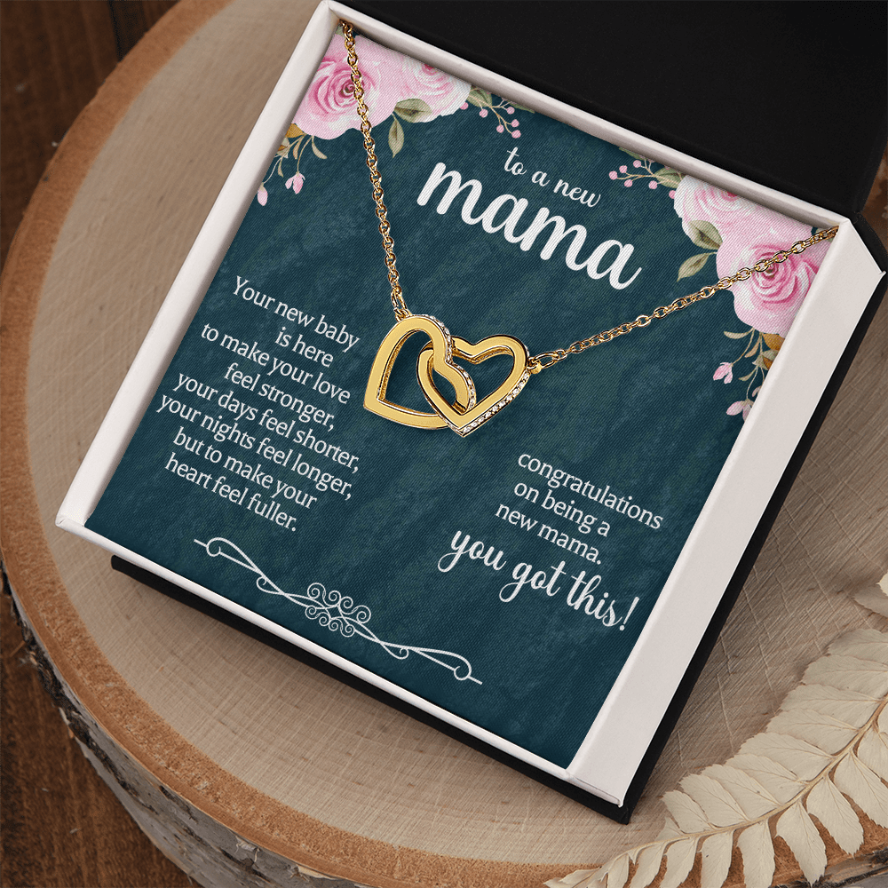 giftsignature new mom necklace close up pendant