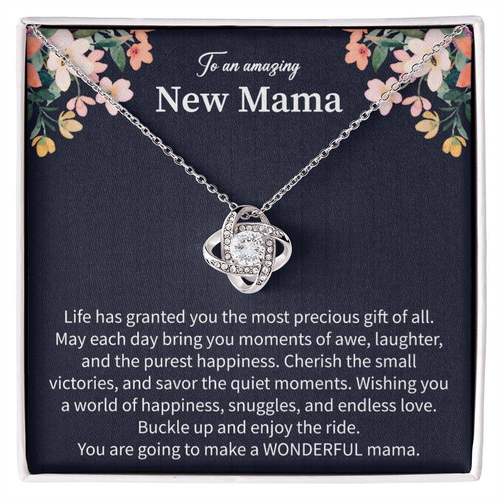 Giftsignature necklace gifted to a new mom to celebrate her first motherhood journey