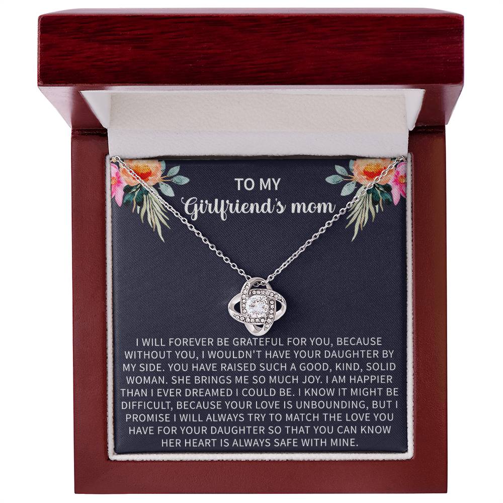 Girlfriend's Mom Necklace, Gifts for My Girlfriends Mom, Mother's Day Jewelry Birthday Gift - Beauty Belliss